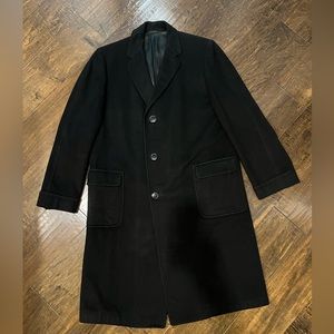 men’s thick wool 100% Cashmere luxury overcoat
